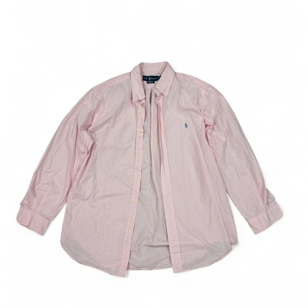 Vintage Polo Ralph Lauren Gingham Plaid Button Down Shirt